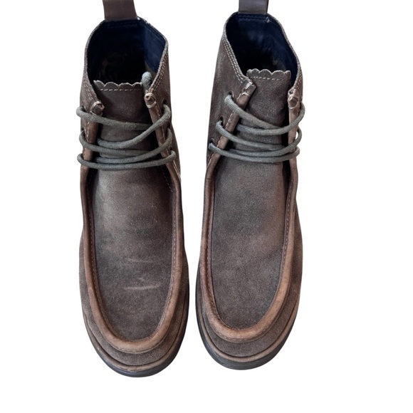 Fly London Boots Women Size 40 Brown Suede Leather Ankle Booties Outdoor - Picture 3 of 7